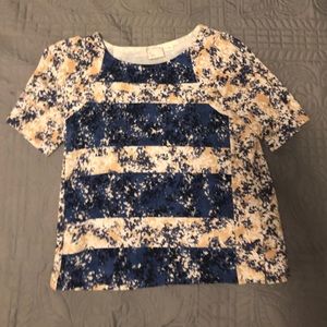 Anthropologie- 9-h15 Patterned Top